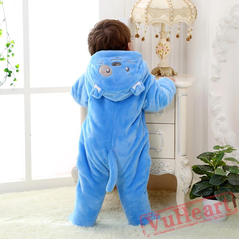 winter onesies baby blue