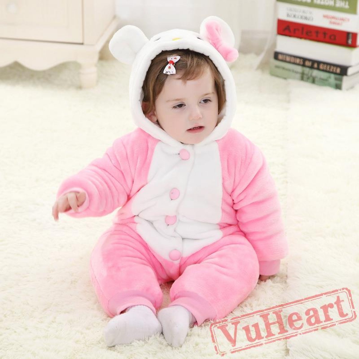 TODDLERS' FRILL ONESIE COOL CAT
