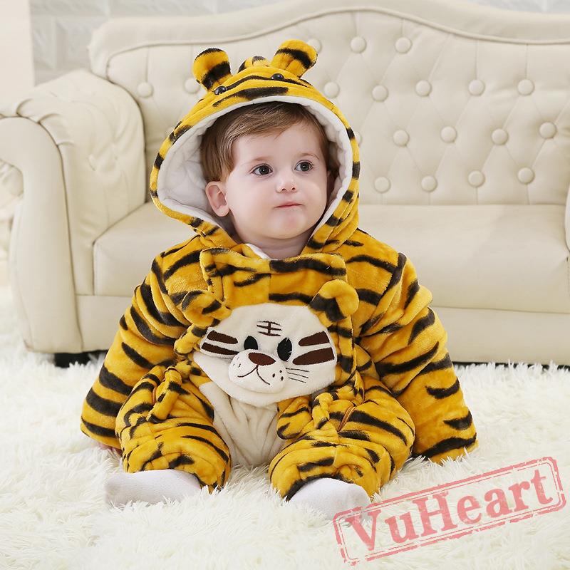tiger onesie baby