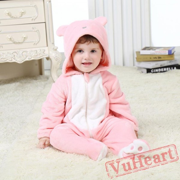 Baby Pink Bear Onesie Costume - Kigurumi Onesies