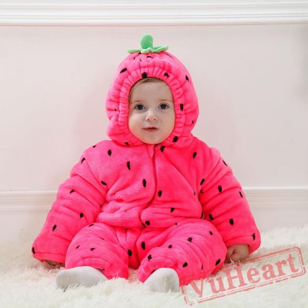 Baby Strawberry Onesie Costume - Kigurumi Onesies