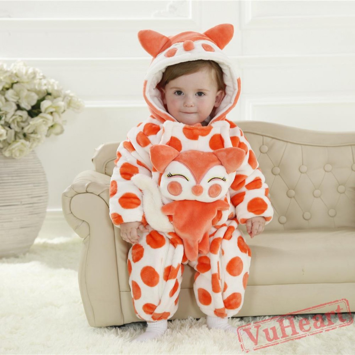 Winter Onesies Baby Fox Onesie Costume Kigurumi Onesies