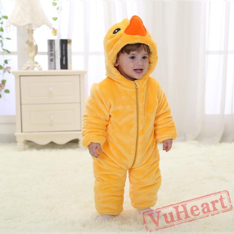 Winter Onesies Baby Yellow Duck Onesie Costume Kigurumi Onesies