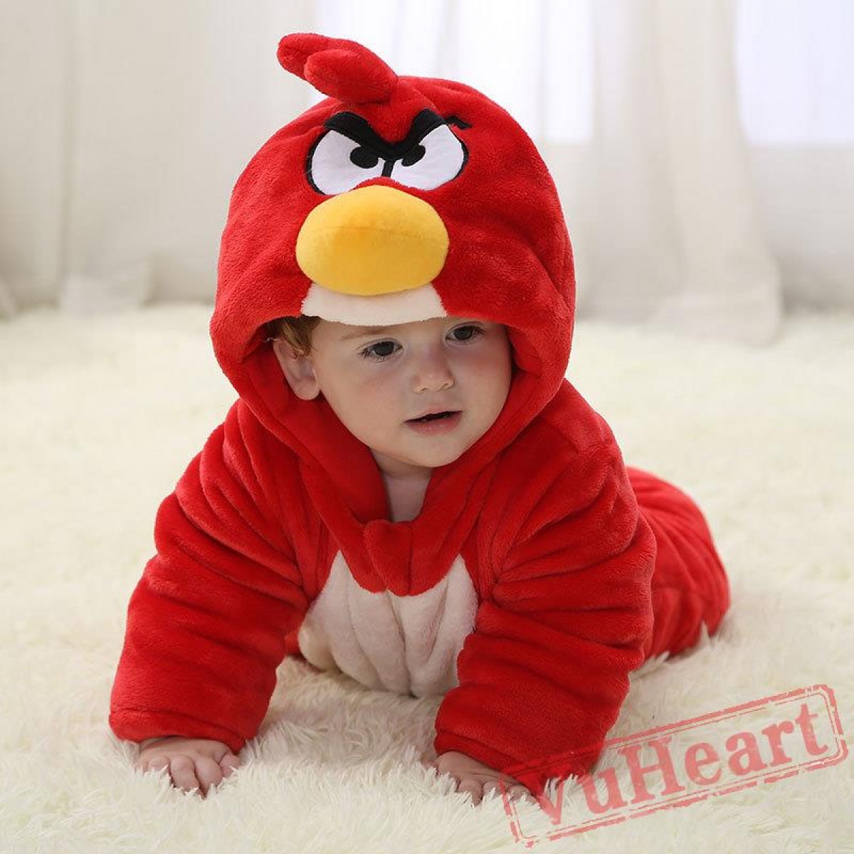 Winter Onesies Baby Red Birdie Onesie Costume Kigurumi Onesies