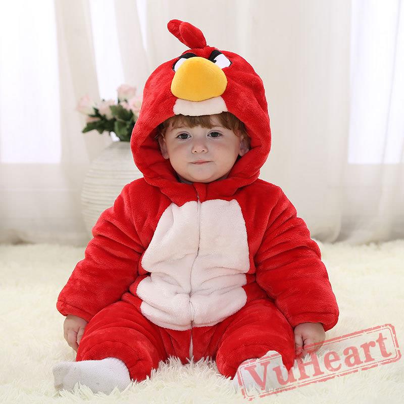Winter Onesies Baby Red Birdie Onesie Costume Kigurumi Onesies