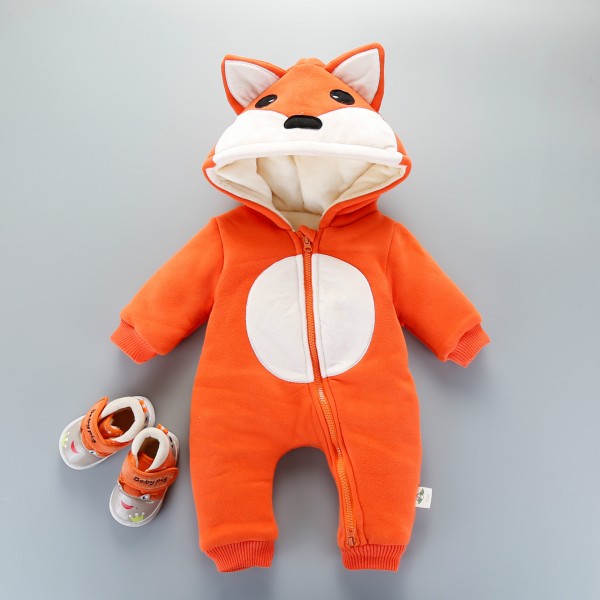 Orange Fox Baby Boy & Girl Onesie Clothes