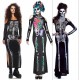 Woman Black Sexy Skeleton / Ghost Bride Adult Onesies Club Costumes