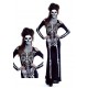 Woman Black Sexy Skeleton / Ghost Bride Adult Onesies Club Costumes