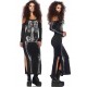 Woman Black Sexy Skeleton / Ghost Bride Adult Onesies Club Costumes