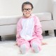 Child Pajamas Pink Pig Animal Costume Onesies