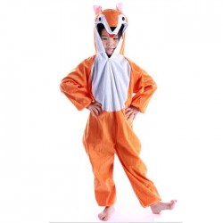 Lovely Kids Unisex Children Animal Pajamas Cartoon Onesie Fox