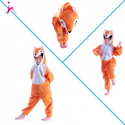 Lovely Kids Unisex Children Animal Pajamas Cartoon Onesie Fox