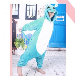 Kids Animal Onesie Children Cartoon Hippo Onesie Pajamas Sleepwear