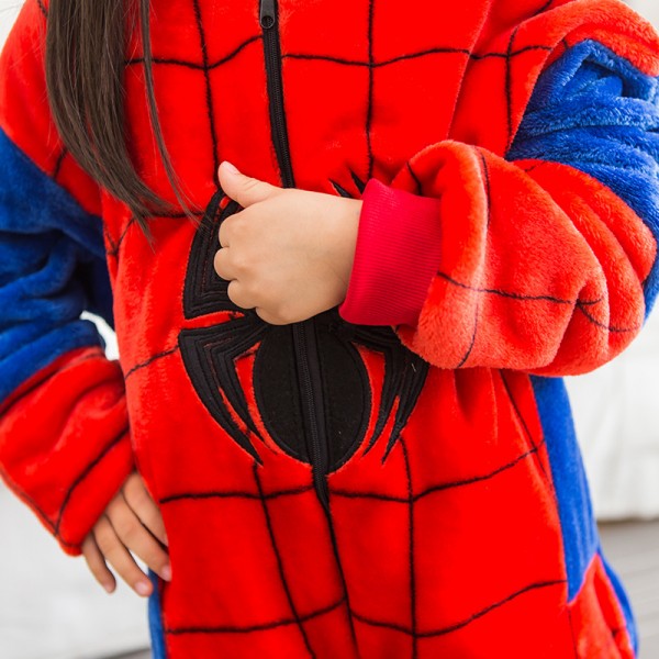 Kids Animal Cartoon Pajama Spiderman Red Children Boy Girl