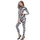 Sexy Black White Striped Zebra onesies Costume Women Costume