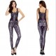 Sexy Women Jumpsuit Sugar Skull Skeleton Adult Womens Catsuit Costume Onesie