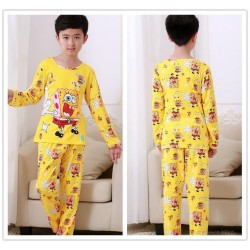 Cartoon Kid Pajamas Minions Pajamas Set Children Pajamas