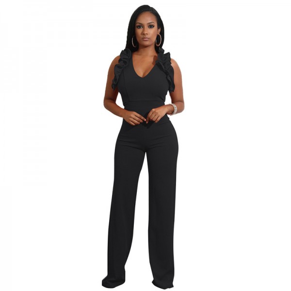 Jumpsuit Sexy bodysuit V Collar Women onesie