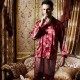 Men's Satin Silk Printed Long-Sleeved Pajama Sets