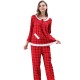 Long Cotton Ladies Comfort Lace Long Sleeve Pajamas Set