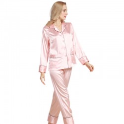 Women Pajama Sets Summer Silk Pajamas Set