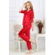 Hot V-neck Champagne Silk Pajamas for Women 