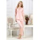 Hot V-neck Champagne Silk Pajamas for Women 