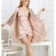 Sexy Pink Casual Silk Pajamas Set for Women 